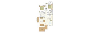 Two Bedroom, Two Bath