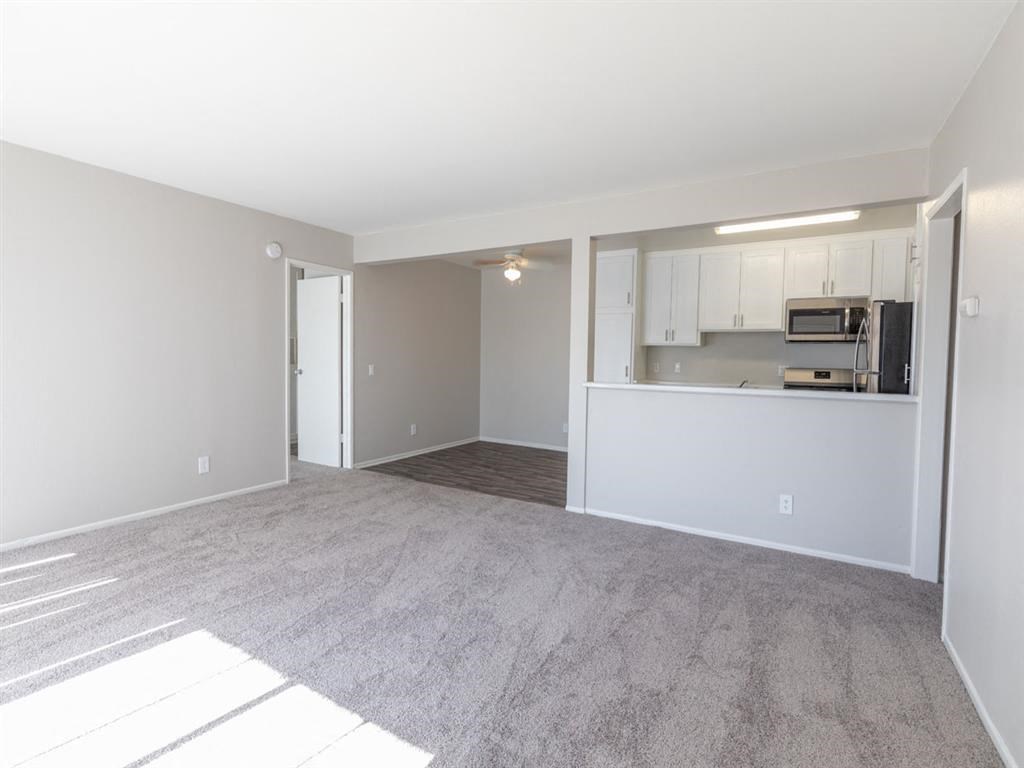 Family Room View with Kitchen