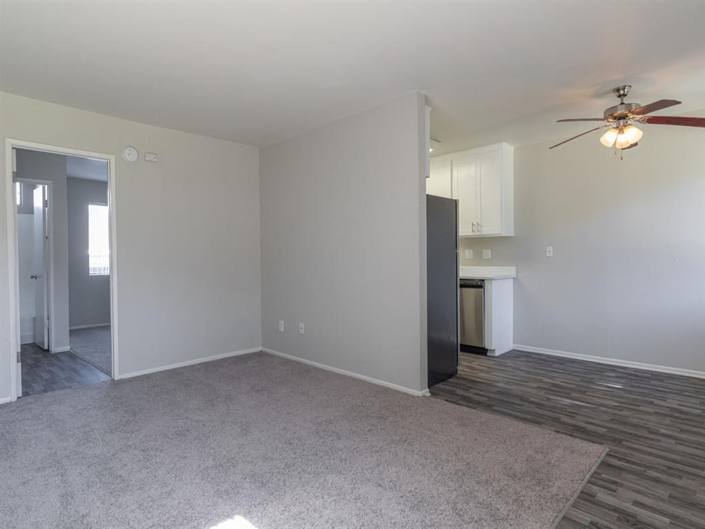 Family Room View with Kitchen