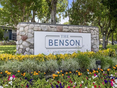 The Benson Monument Sign