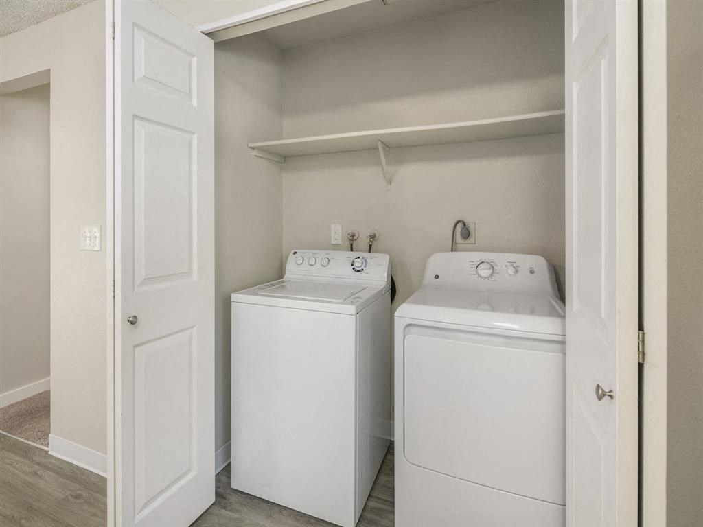 Washer & Dryer Area