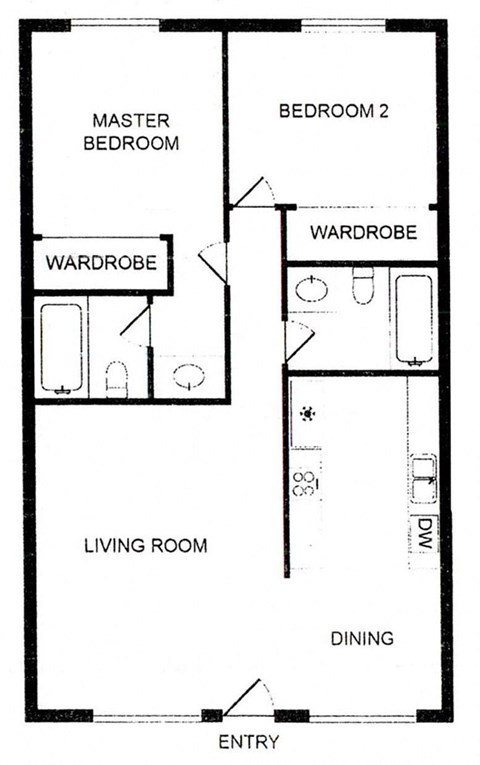 Elevate Two Bedroom, Two Bath
