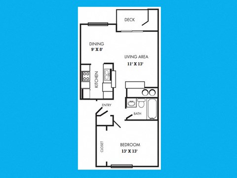 Village Fair One Bedroom, One Bathroom
