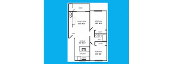 Village Fair Two Bedroom, One Bathroom