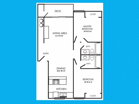 Village Fair Two Bedroom, Two Bathroom