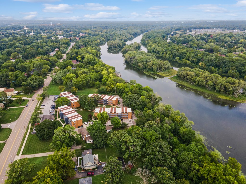 Aerial view at River Oaks, Illinois