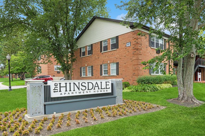a picture of the chinsdale apartment complex sign