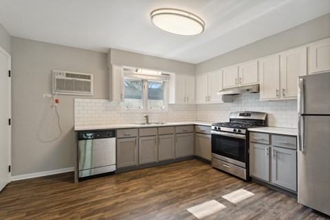 Kitchen interior at The Clarendon