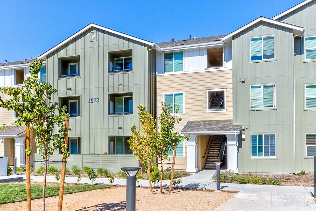 Apartment building exterior