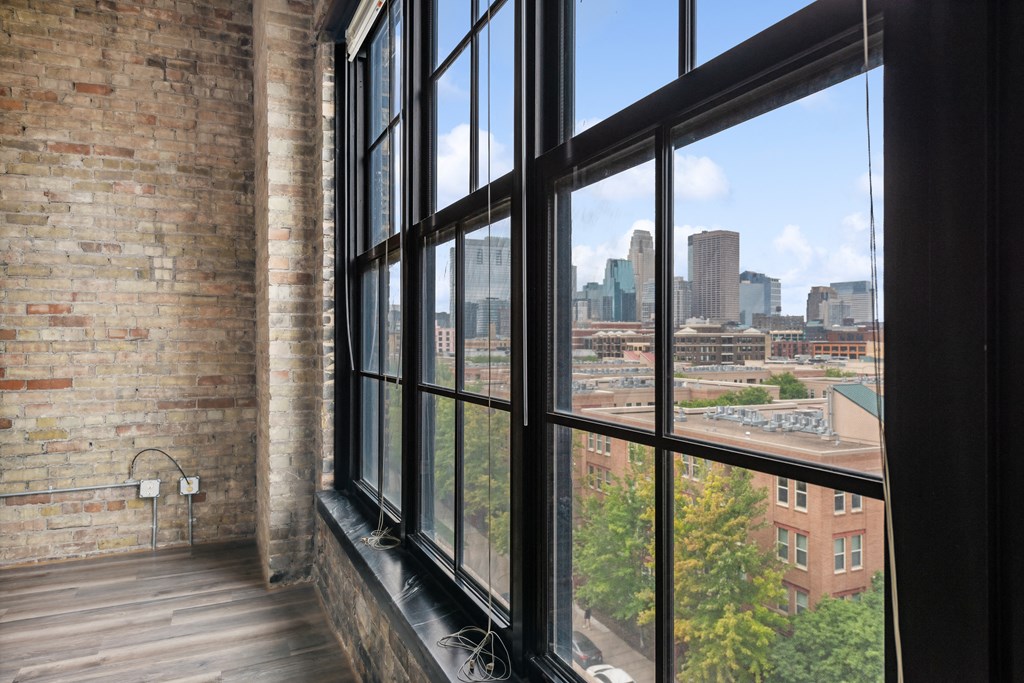 the view of the city from the loftat Gaar Scott Historic Lofts, Minnesota, 55401