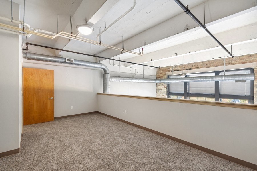 Loft with carpet