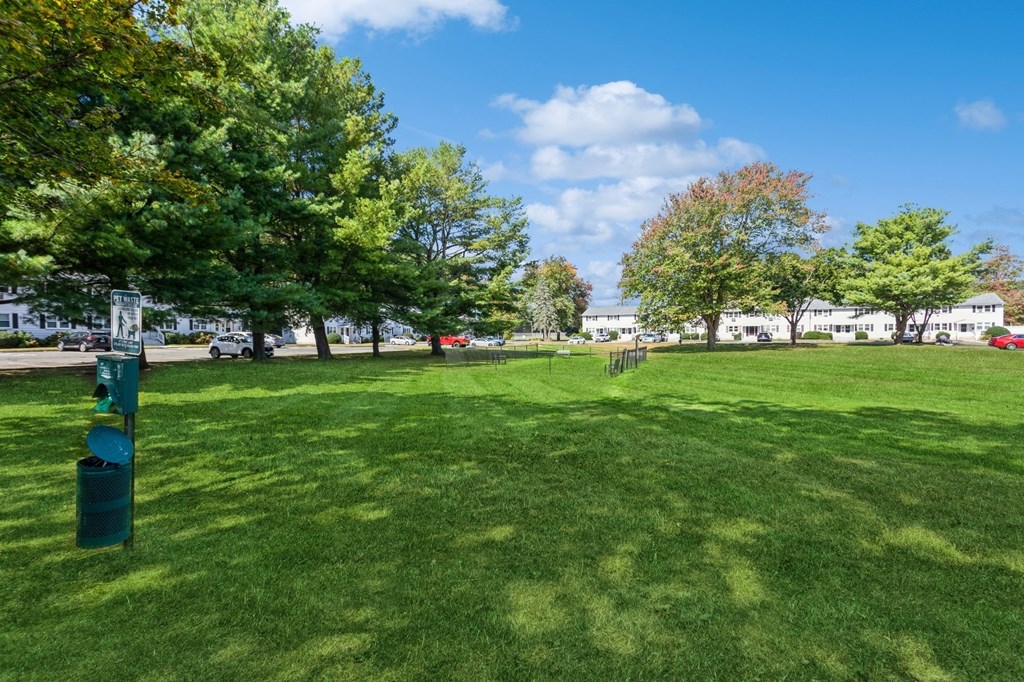 Open park by the apartment complex at Fox Hill Commons, Connecticut, 06066