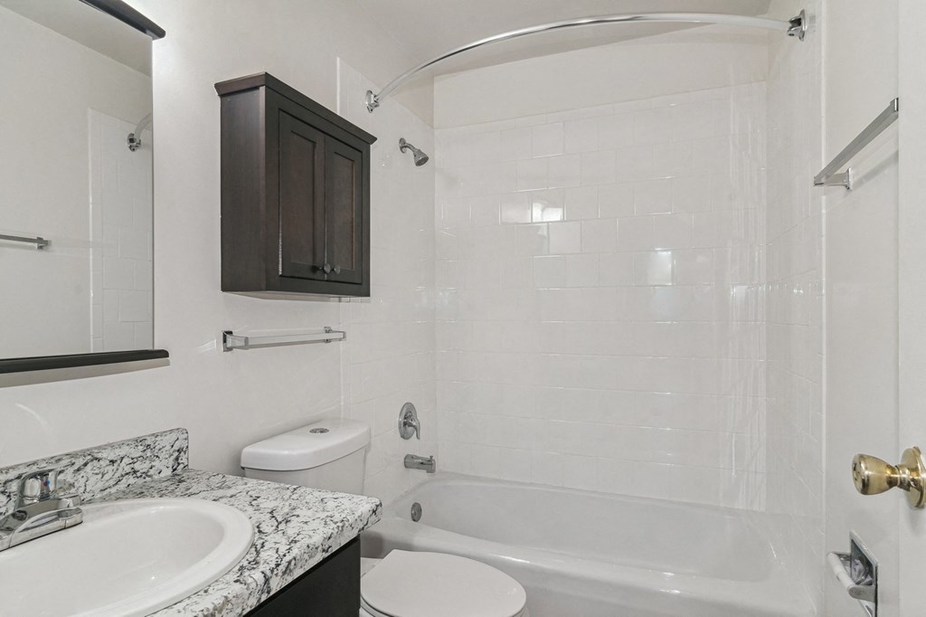 bathroom at The Reserve on Washington, Naperville, Illinois