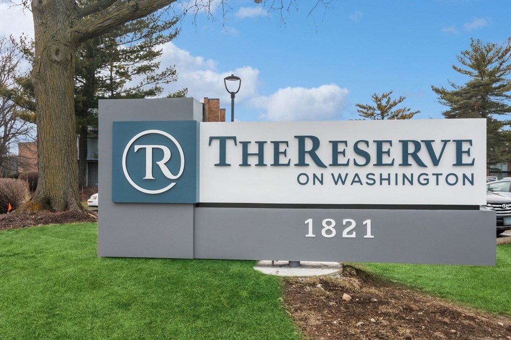Property Sign at The Reserve on Washington, Illinois, 60565