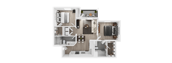 2 bedroom floorplan
