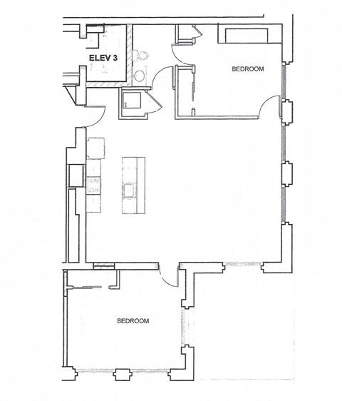 Floor plan for unit 216