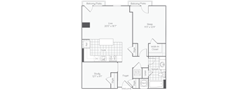 floor plan  the elite plan uca apartments in modesto