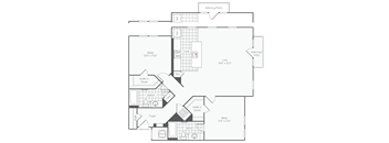 the floor plan of the first floor of the house