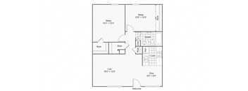 Floor plan Middelton at The Hub at Baton Rouge, Baton Rouge, 70808 