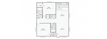 Floor plan Boyd at The Hub at Baton Rouge, Baton Rouge, 70808