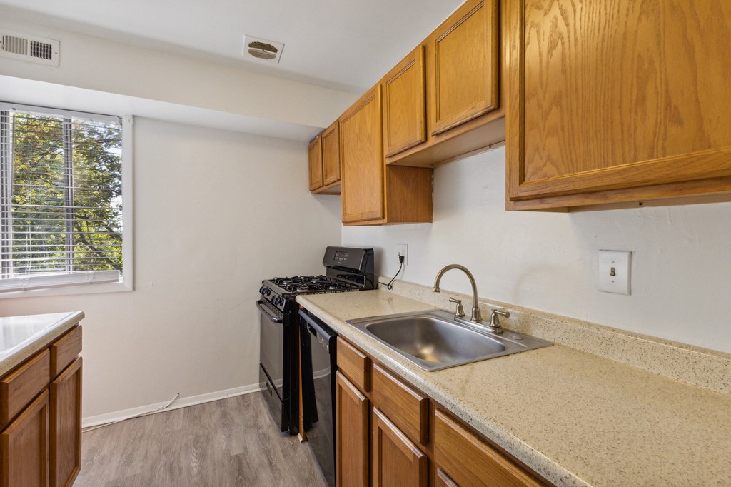 Kitchen at Briarwood Apartments, Dumfries
