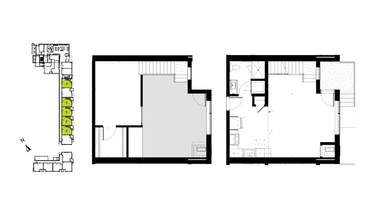 1 bed 1 bath floorplan