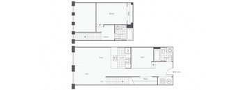 a black and white floor plan of a house