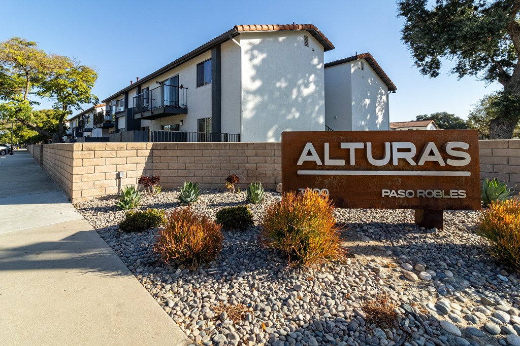Entrance at Alturas Paso Robles Apartment Homes, Paso Robles, California