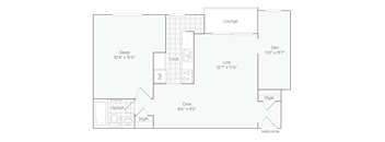 Floor Plan at The Jeffersonian, Charlottesville, VA