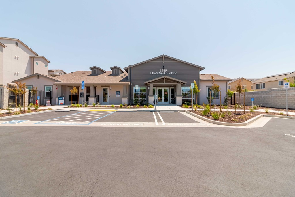 Front entrance to the leasing office