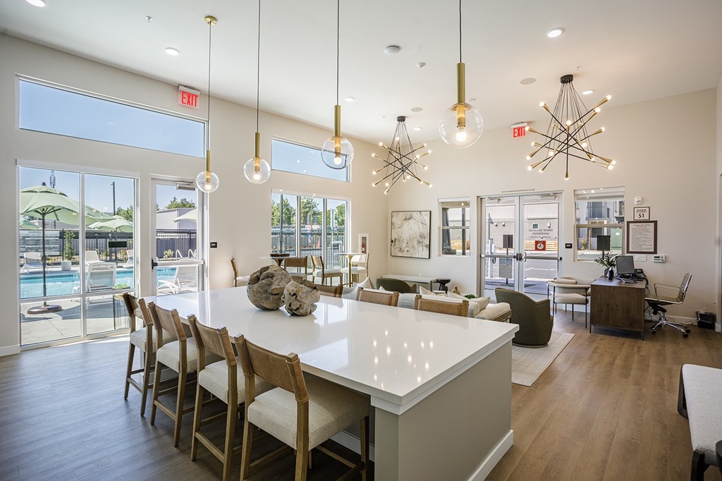 Interior of the lobby at Arrive Vacaville