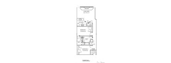Brady floorplan - 2 bed + 2 bath  at Blue Ribbon Lofts, Milwaukee, 53205