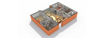 Bristol Floor Plan at Renew on Main, Algonquin