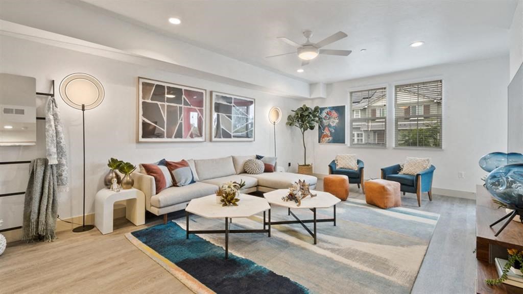 Modern Living Room at Arrive Los Carneros II, Goleta, California