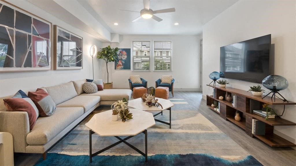 Living Room With TV at Arrive Los Carneros II, Goleta, 93117