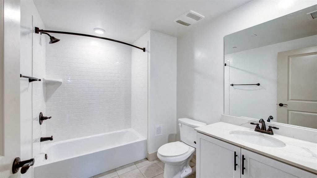 Renovated Bathrooms With Quartz Counters at Arrive Los Carneros, Goleta, California