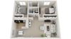 Two Bedroom Two Bath C
