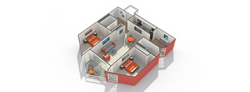 Charleston_View2 Floor Plan at The Township at St. Charles, St. Charles