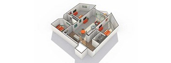 Covington Floor Plan at The Township at St. Charles, Illinois