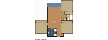 Floor Plan 3 at East Wind, Gresham Oregon