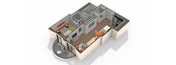 Eight 18 Floor Plan at ReNew Wheaton Center, Wheaton, IL