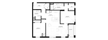 B2 Floorplan at Elements of Linden Hills, Minneapolis, MN