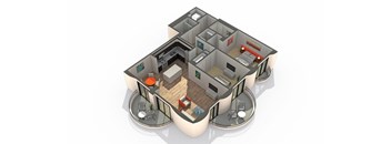 Eleven 37 Floor Plan at ReNew Wheaton Center, Wheaton, IL