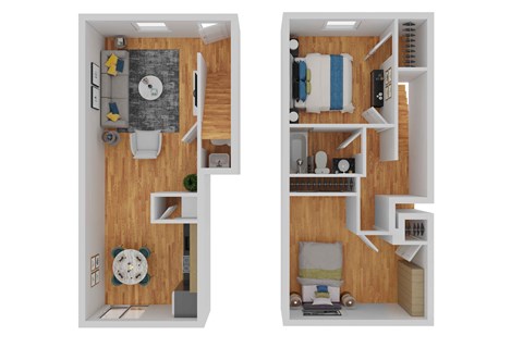 2 bedroom floorplan