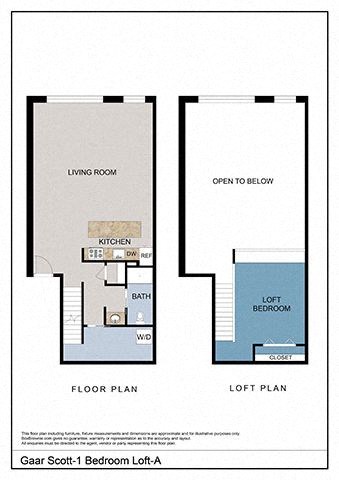 a floor plan of a house at Gaar Scott Historic Lofts, Minnesota, 55401