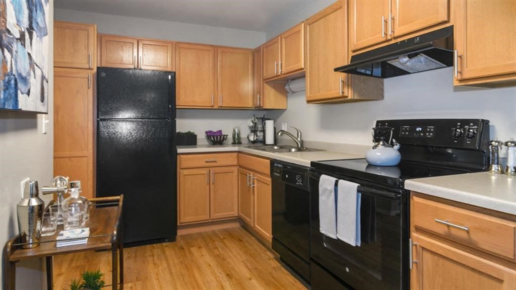 Fully Furnished Kitchen at ReNew Aurora, Illinois