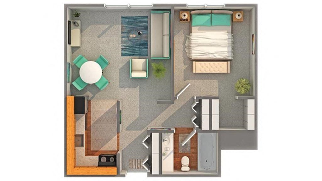 Floor Plan Layout at ReNew Aurora, Illinois
