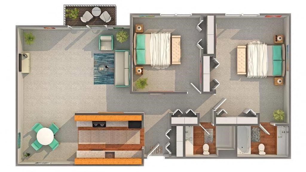 Floor Plan Layout at ReNew Aurora, Aurora, Illinois