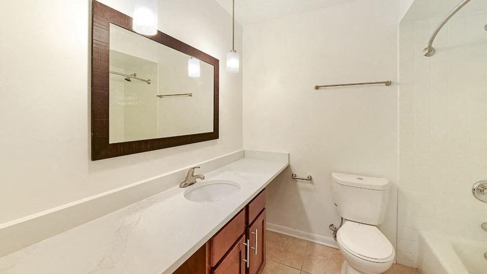 Bathroom at The Clarendon Apartment Homes, Clarendon, IL