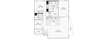 Eames Floor Plan at Renew Five Ninety Five, Illinois, 60016